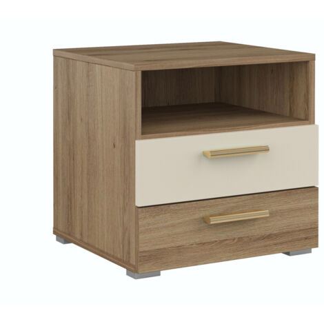Mesilla de noche Mirsevi 104 , Número de cajones: 0, Número de puertas: 0, 45x46x41cm, Aglomerado laminado