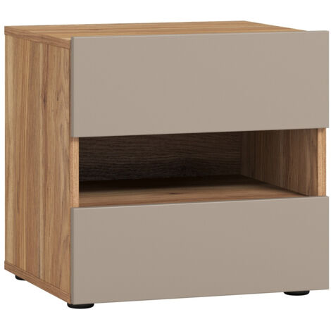 Mesilla de noche Vosalo 100 , Número de cajones: 0, Número de puertas: 0, 45x46x41cm, Aglomerado laminado