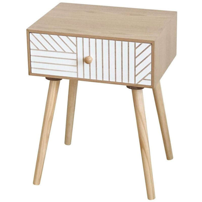 

Mesita 1 Cajón Iana Ancho: 40 Cm X Largo: 30 Cm X Alto: 53 Cm
