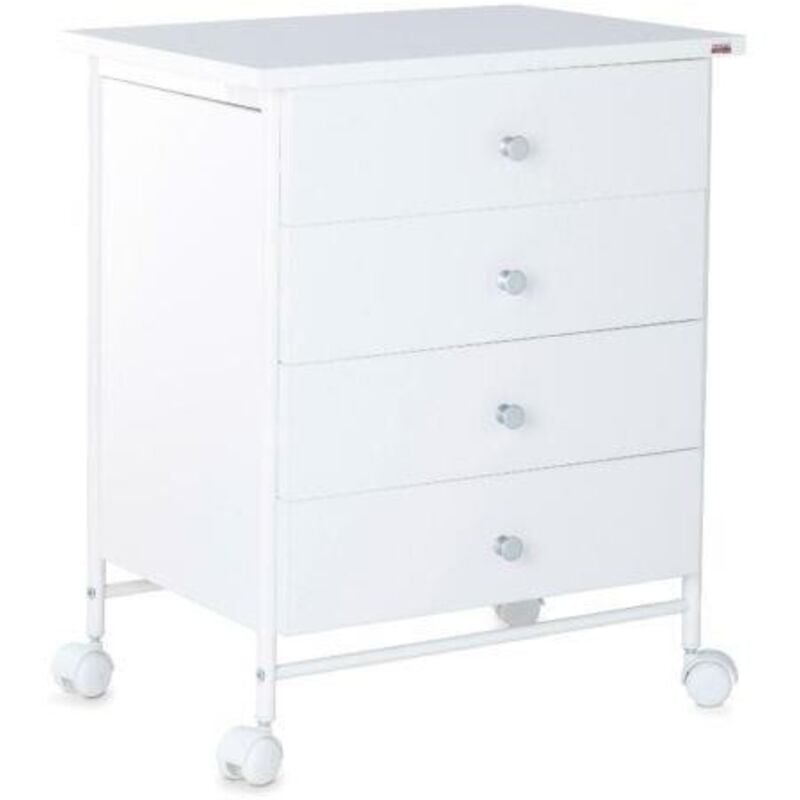 

Negarra - MESITA 4 CAJONES BLANCOS 46,5X35X58CM. GRANJOY4