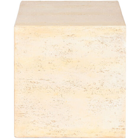 Mesita Auxiliar Magnesia 40X40X40 Simil Marmol