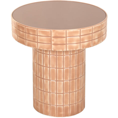 Mesita Auxiliar Metal 48X48X51 Mosaico