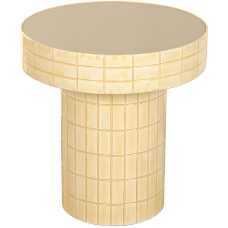 Mesita Auxiliar Metal 48X48X51 Mosaico