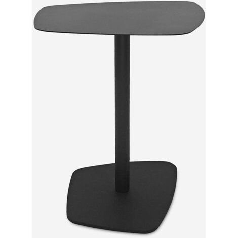 Mesita auxiliar parael salón de diseño moderno de metal negro Dusk