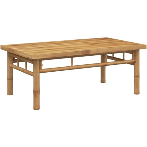 Mesita de centro de bambú 90x50x35 cm vidaXL