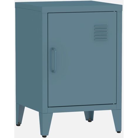 Mesita de estilo industrial con 1 puerta