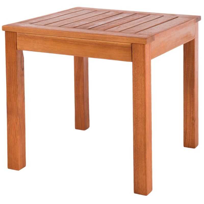 

Mesita de jardín Nina auxiliar de acacia maciza marrón de 40x40x40 cm