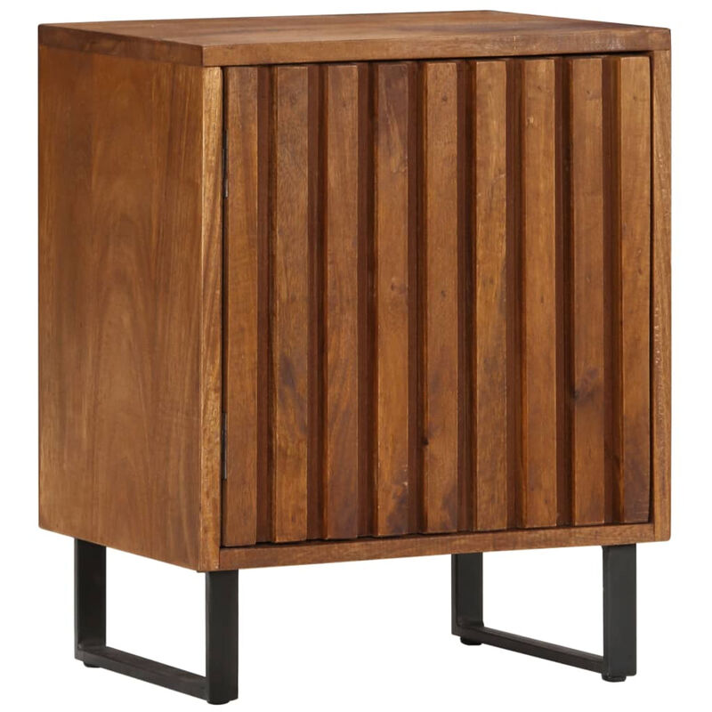 

Mesita de noche 40x30x50 cm madera maciza de mango