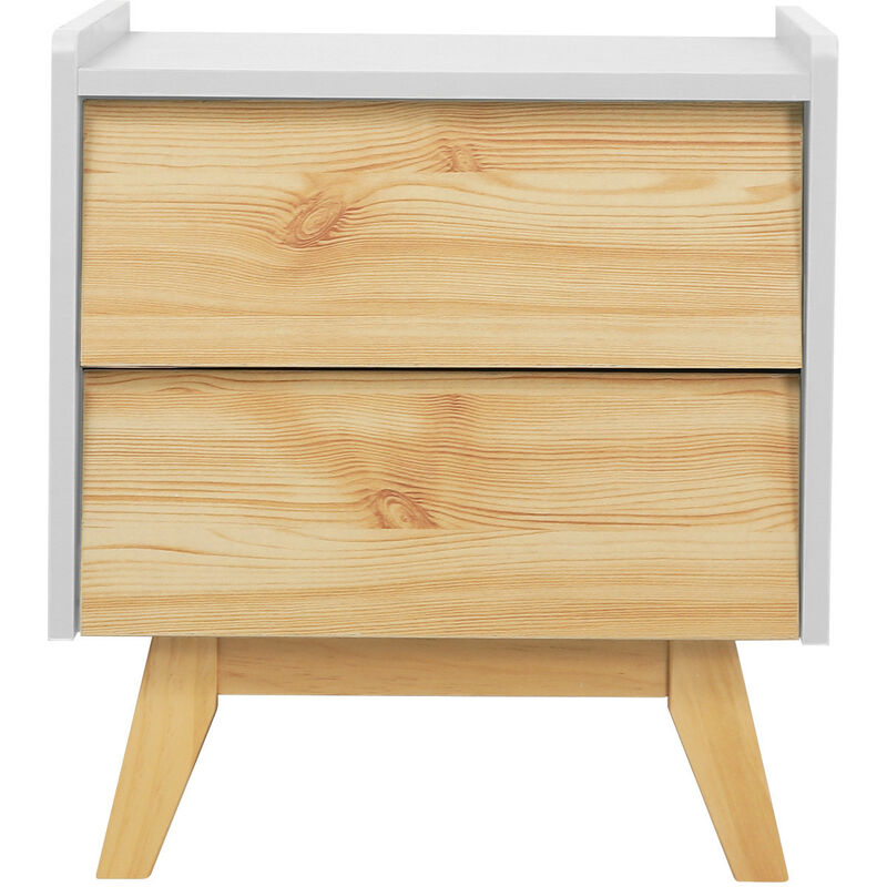 

Mesita de Noche Aura 45x40x50cm Thinia Home Color - Blanco