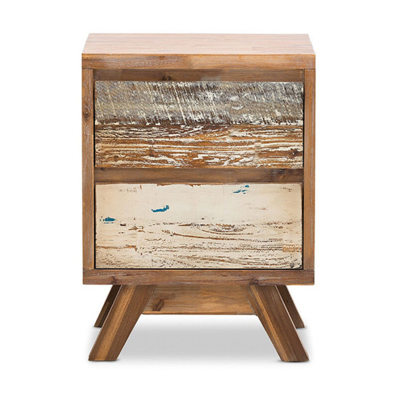 

Bh Design - Mesita de Noche Borneo madera de mindi (60 x 45 x 60 cm)