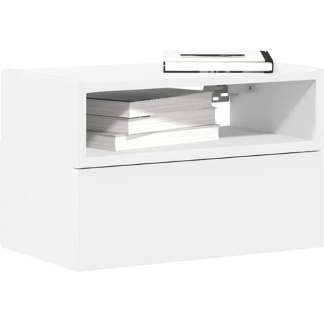 Mesita de noche de pared 45x26x28,5 cm