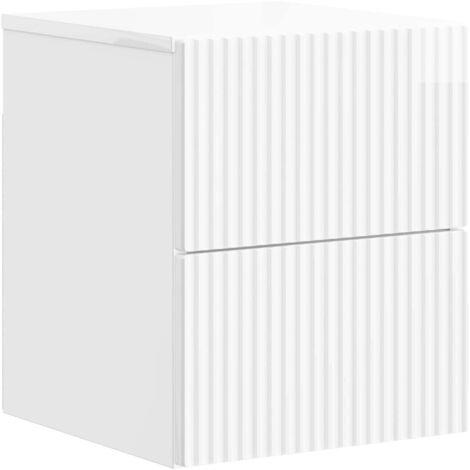 Mesita de Noche de Pared con cajón Brillante 33 x 34,5 x 40 cm