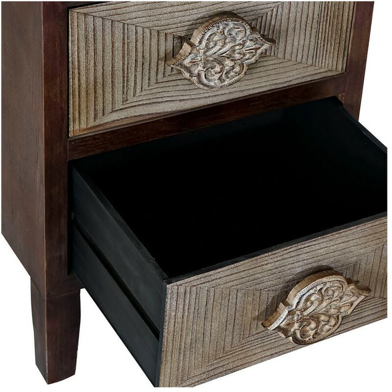 

Mesita de Noche DKD Home Decor Abeto Madera MDF (45 x 40 x 60 cm)