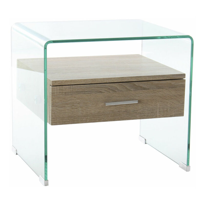 

Mesita de Noche DKD Home Decor Cristal Madera MDF (50 x 40 x 45.5 cm)
