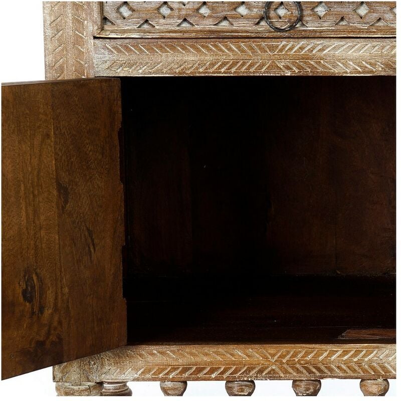 

Mesita de Noche DKD Home Decor Madera de mango (45.5 x 39 x 81.5 cm)