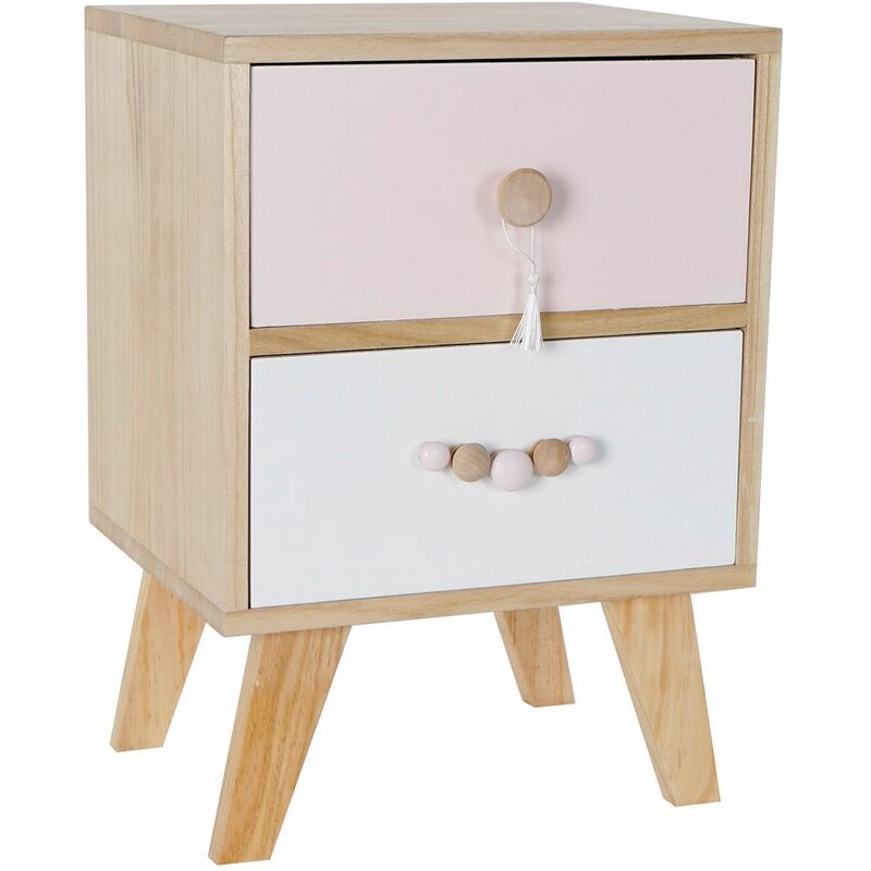

Mesita de Noche DKD Home Decor Madera de Paulonia (35 x 30 x 50 cm)
