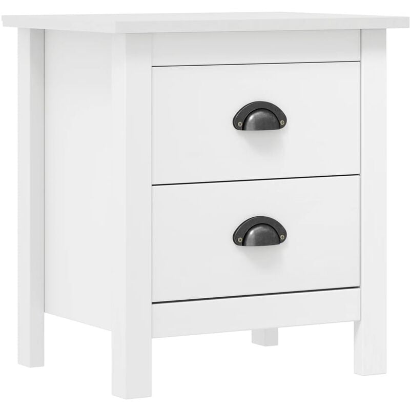 

Mesita de noche Hill Range madera de pino blanco 46x35x49,5 cm