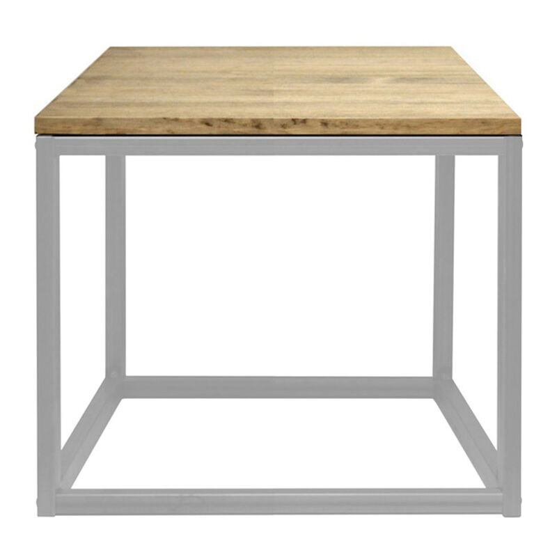 

Mesita de noche iCub Industrial Vintage – 40x40x45 cm. Blanco.