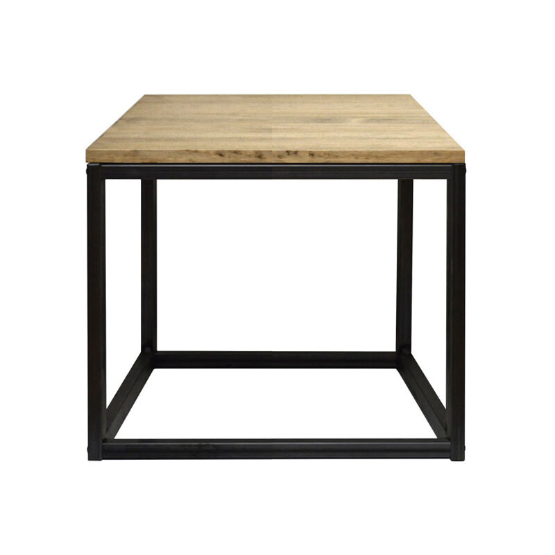 

Mesita de noche iCub Industrial Vintage – 40x40x45 cm. Negro.