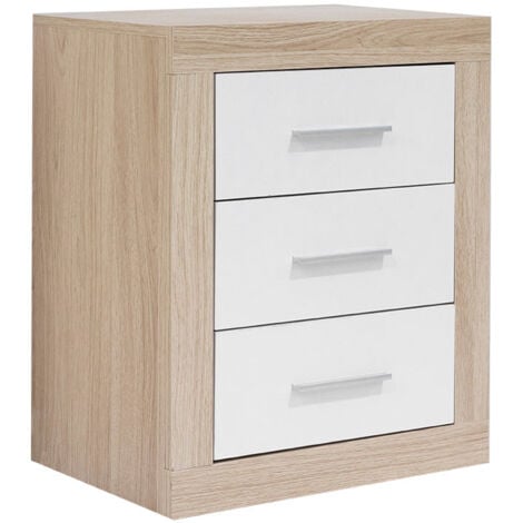 SALDOSYSTOCKS Mesita de Noche Kiara 3 Cajones