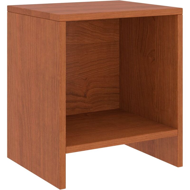 

Mesita de noche madera maciza de mango marrón miel 35x30x40 cm - Marrón