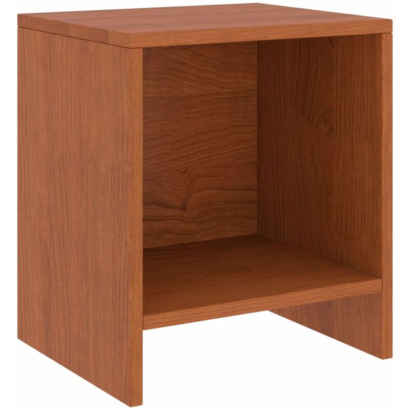 

Mesita de noche madera maciza de mango marron miel 35x30x40 cm