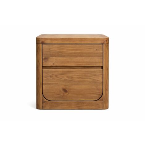 Mesita De Noche Madera Reciclada Pino 55X45X56