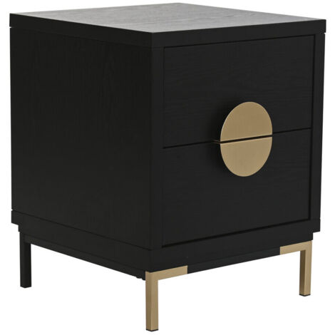 Mesita De Noche Mdf Metal 40X40X50 Desmontado