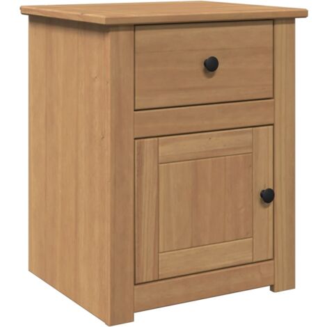 Mesita de noche Panama madera maciza de pino 46x40x57 cm vidaXL