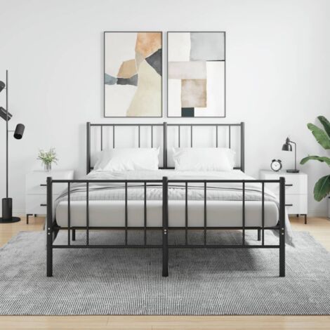 Mesita noche 2 uds madera ingeniería blanco brillo 40x35x47,5cm vidaXL