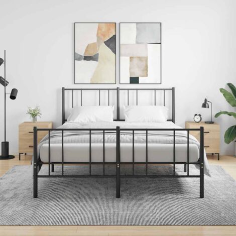 Mesita noche 2 uds madera ingeniería roble  40x35x47,5 cm