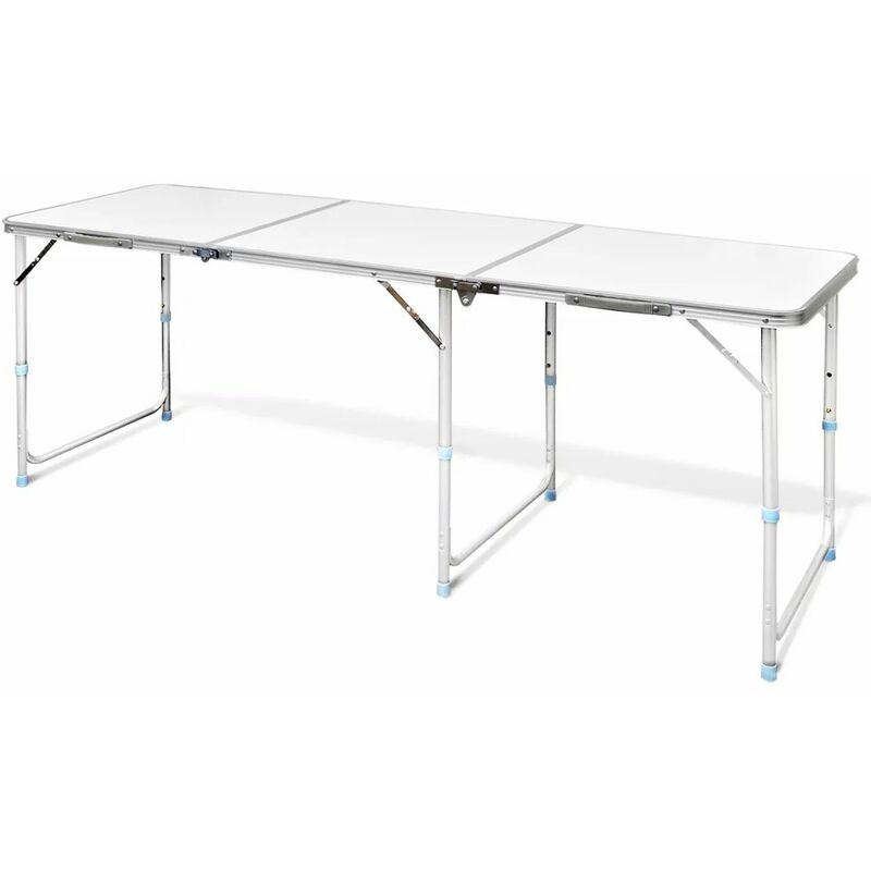 

Mesita plegable de aluminio camping 180 x 60 cm