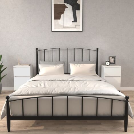 Mesitas de noche blancas 2 uds 40x35x70 cm