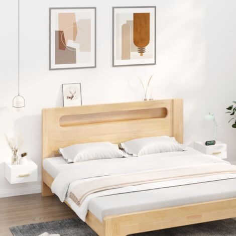 Mesitas de noche de pared 2 uds  35x35x20 cm