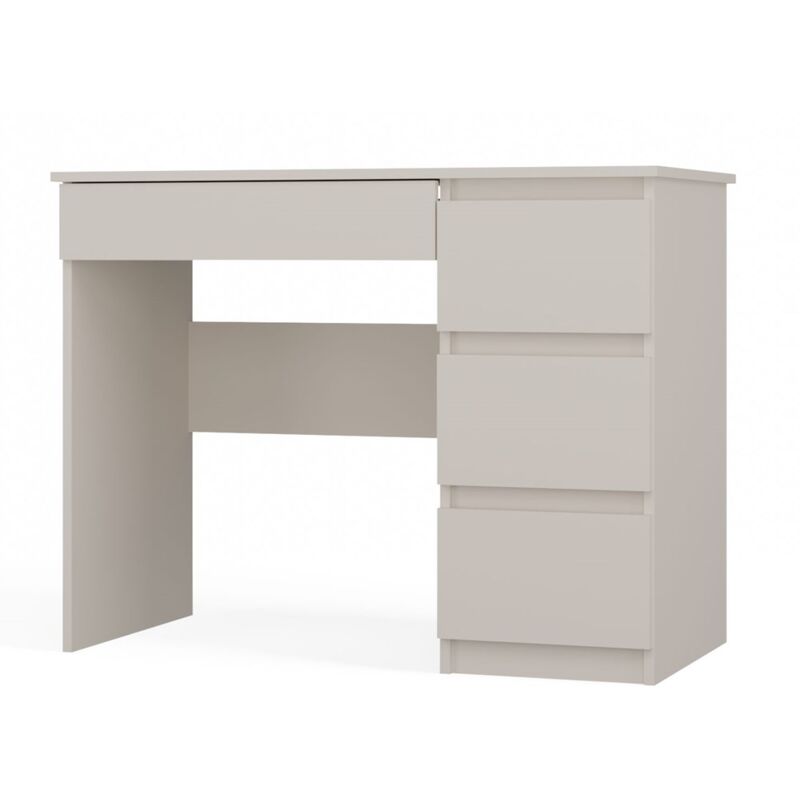 Topeshop - meso - Bureau droit style moderne bureau/chambre - 98x51x76 cm - 4 tiroirs
