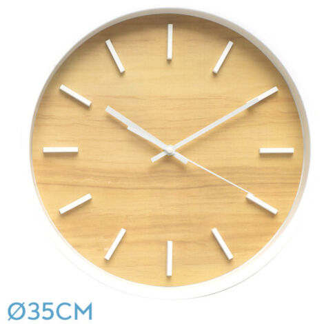 Mesoma-Wanduhr, Weißbuche, 35 Tage, kontinuierliches Uhrwerk