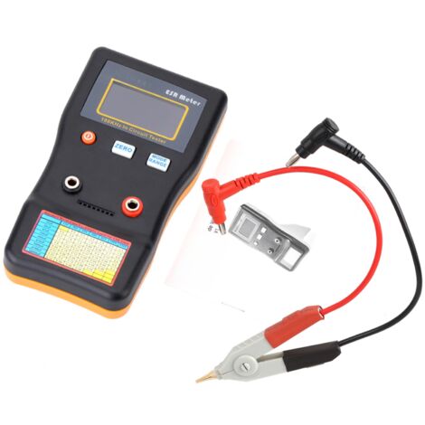 MESR-100 ESR-Kondensatorprüfgerät: Professionelles Ohmmeter zur Messung des Innenwiderstands von Kondensatoren und Schaltungen. Kondensatorprüfgerät mit SMD-Prüfklemmen.