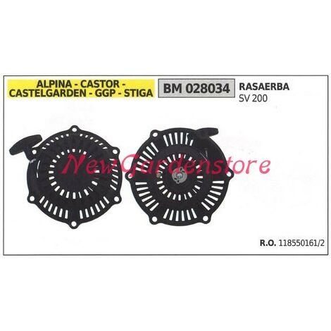 Messa in moto CASTELGARDEN motore rasaerba tosaerba tagliaerba SV 200 028034
