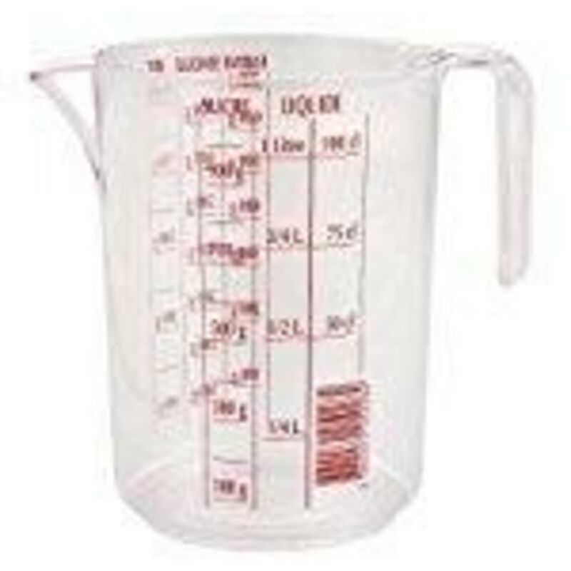 Eda Messkanne 1 L Ergonomisch Transparent