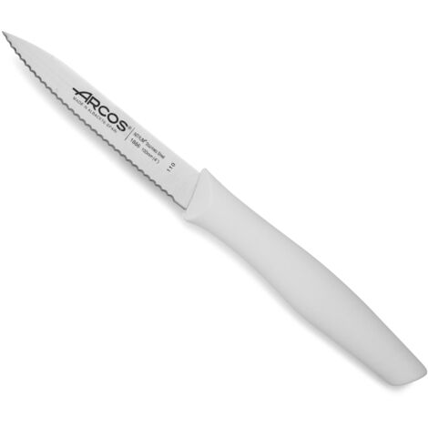 Messer Mondador Arcos Nova 188614 Edelstahl Nitrum und Polypropylen mango, weiß  10 cm Klinge im Displaykarton