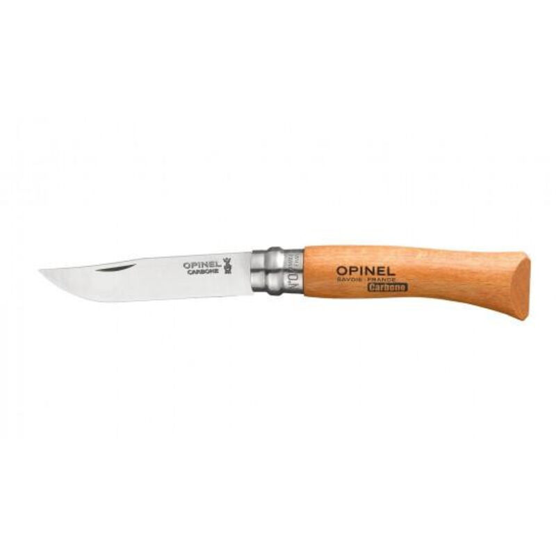 Opinel Taschenmesser No. 07 Carbonklinge Mit Holzgriff Freizeitmesser