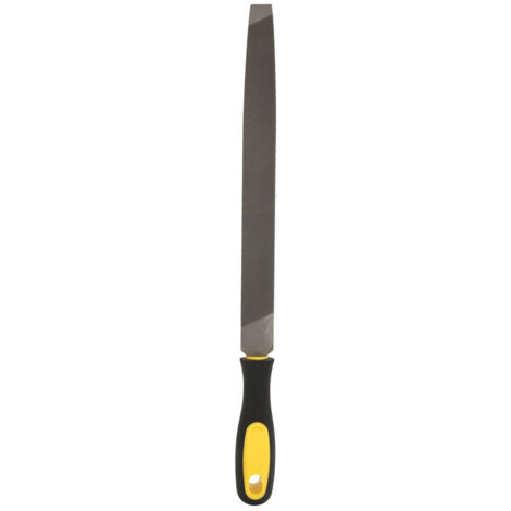 Messerfeile aus hochhartem T12-Kohlenstoffstahl mit rutschfestem Griff, 37 cm