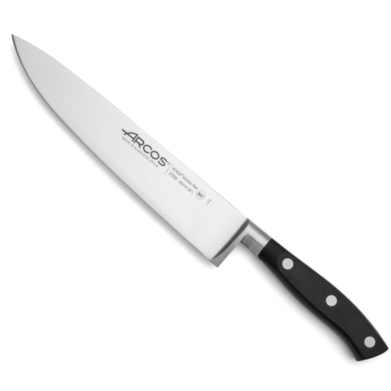 Messerkoch Arcos Riviera 233600 Aus Nitrumstahl, Mit Mango Aus Polyoxymethylen Und 20 Cm Klinge Im Etui