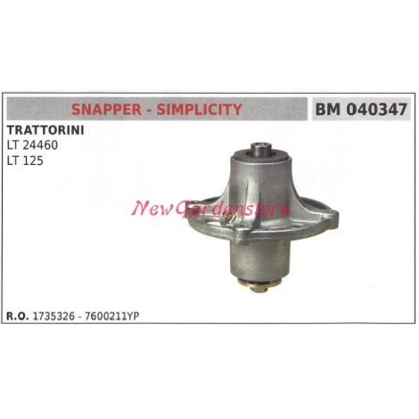 Messernabe für LT 24460 125 SNAPPER Rasentraktormäher 1735326 7600211YP