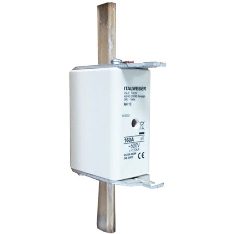 Messersicherung Italweber NH 1C Standardkurve gG 160A 500V 1510160