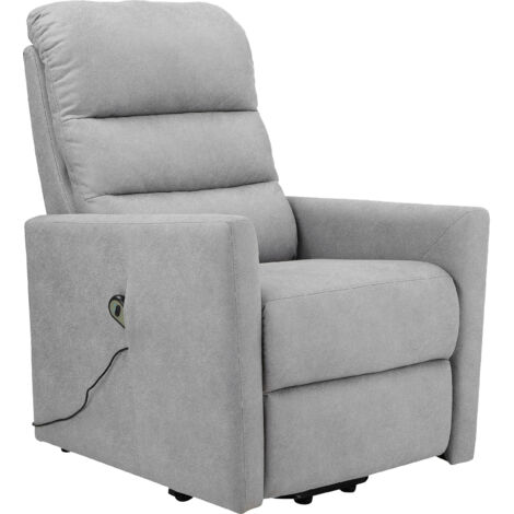 Messi-Fauteuil inclinable électrique avec relevage en gris clair