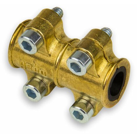 BANYO Messing Dichtschelle 15mm Typ MD Kupferrohr Reparaturschelle