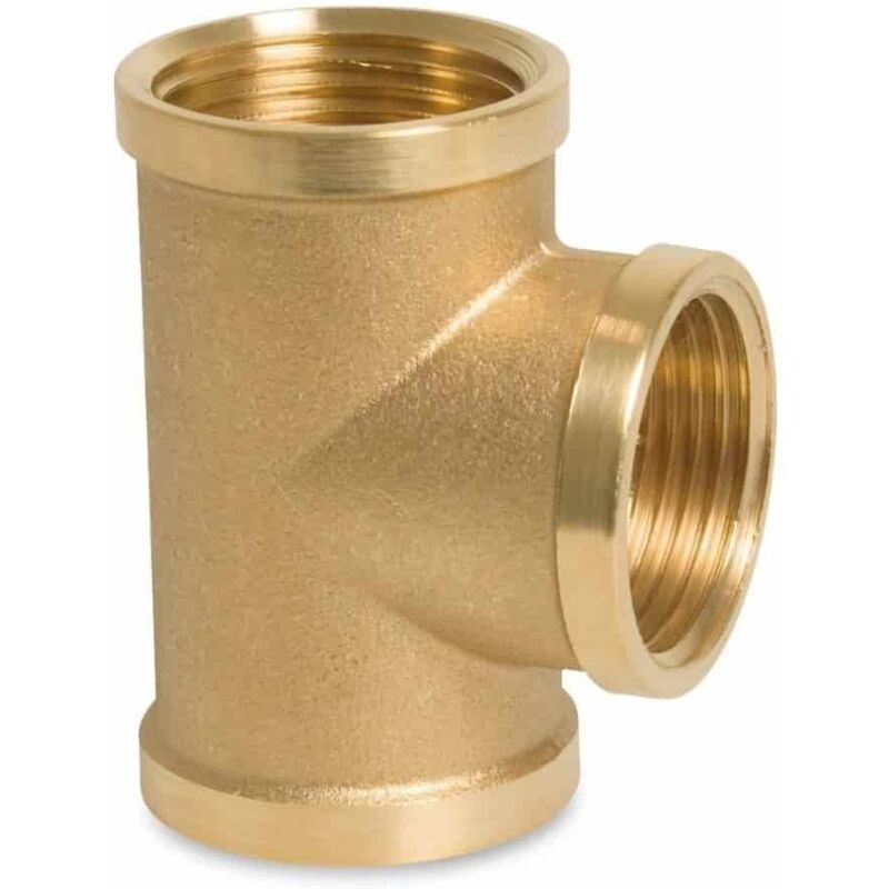 Klasebo® Messing T Stück, Gewinde T Stück, 1/2 Zoll