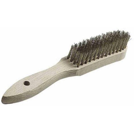 Messing Drahtbürste 5-reihig 0,30 mm Draht