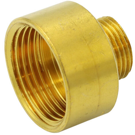 GENERAL FITTINGS Messing Fitting Reduzierstück 3/4" IG x 3/8" AG Übergangsstück